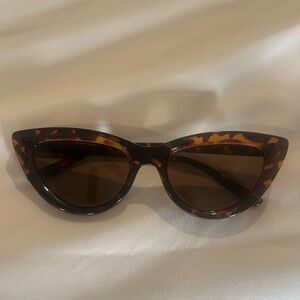 Target Tortoise Shell Cat-Eye Sunglasses
